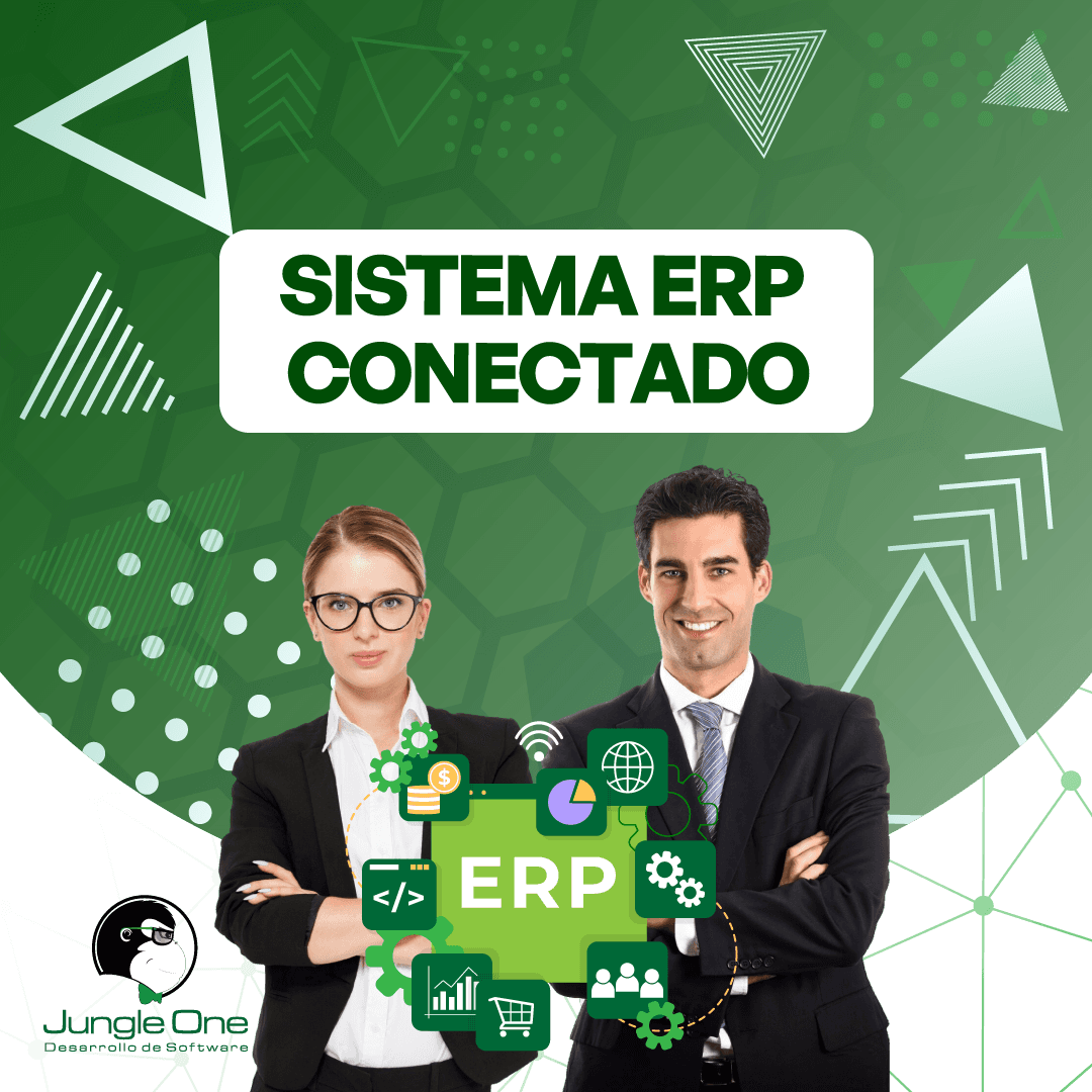 Diagrama de un sistema ERP robusto y conectado