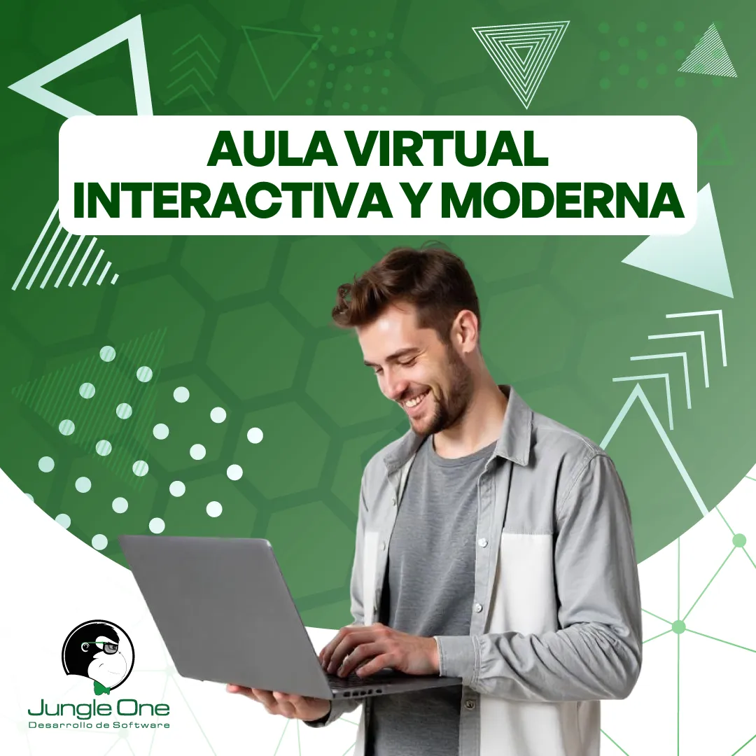 Aula virtual interactiva y moderna